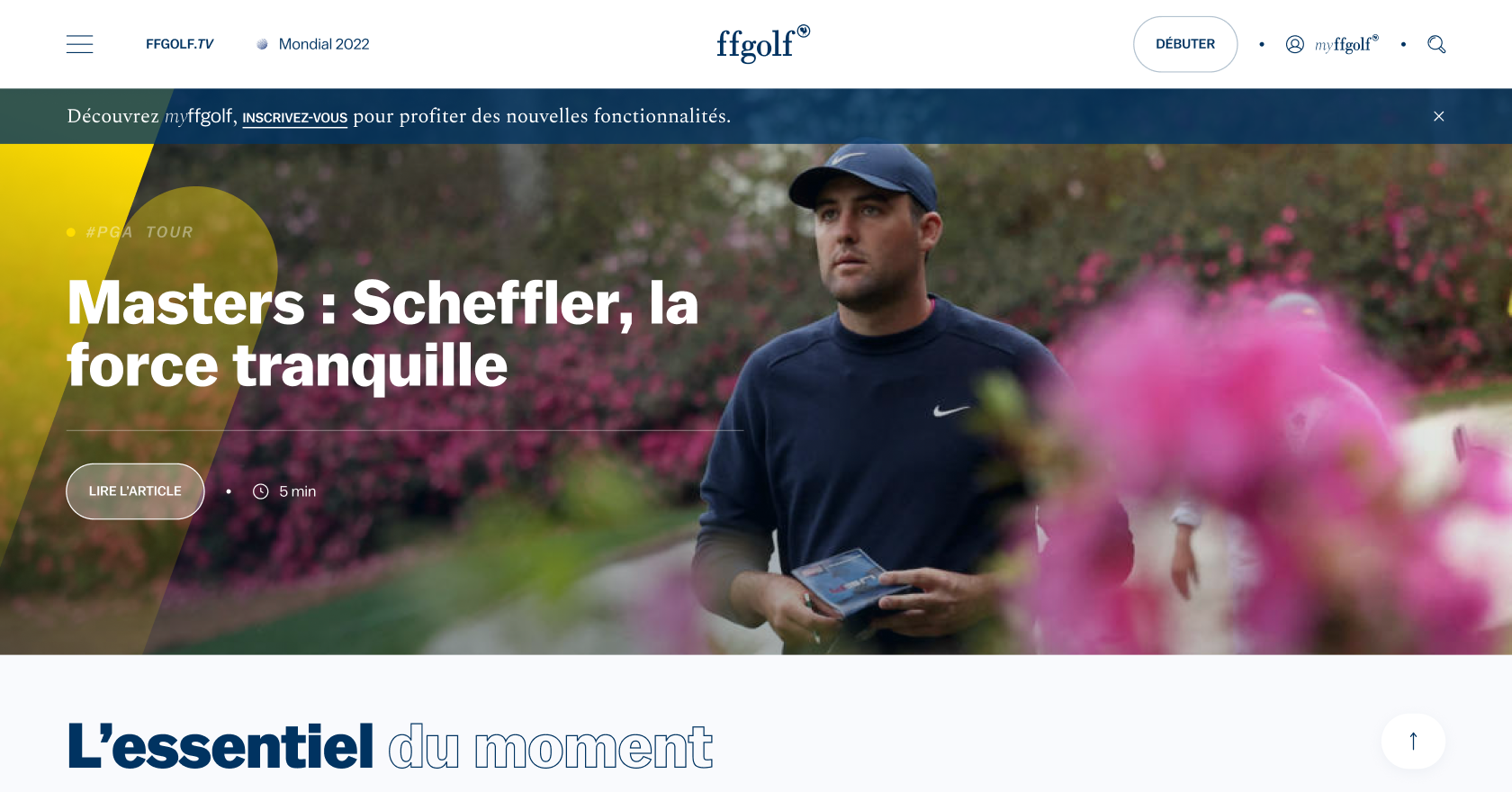 Fédération Française de Golf cover image